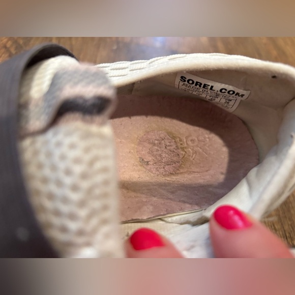 Sorel Women's Sneakers in White and Gray - Picture 13 of 15